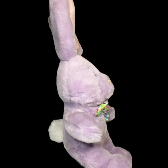 Commonwealth Eggcetera Bunny Rabbit Purple Lilac Stuffed Animal Easter Plush HTF - Picture 4 of 8